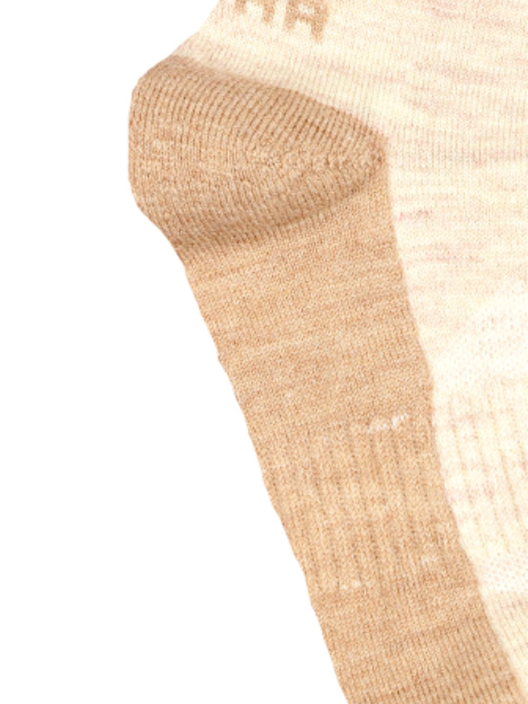 Cushioned No Blister Merino Wool Skin Fawn Ankle Socks | Women